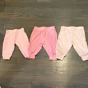 Pink Baby Sweatpants Set